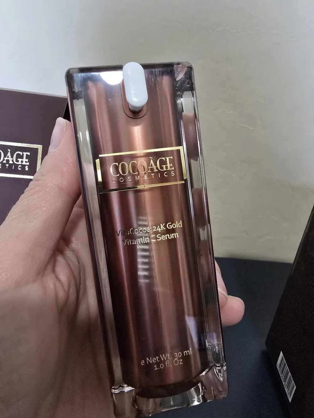 Cocoage VitaCocoa 24K Gold Vitamin C Serum - NIB New